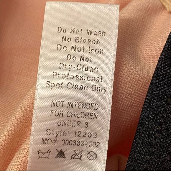 Weissman dance costume coral Orange sequin fringe flapper Replay 12269- SC 6 - Picture 8 of 9